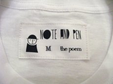 画像3: " Note and Pen the poem " ポエムのTee  " P "　WHITE / BLACK　size M / L (3)