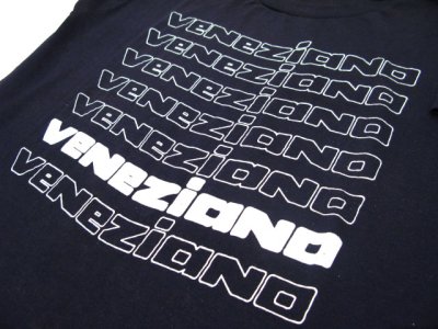 画像1: 1980's Sportswear "veneziano" Print T-Shirts　NAVY　size M - L (表記 L 42-44)