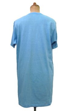 画像2: 1980's "Fruit of the Room" Print T-Shirts　Sax Blue　size L - XL (表記 L) (2)