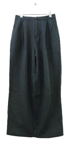 画像1: 1980's~ "Ernesto" Line TuckTrousers　GREEN　size w 30 inch (1)