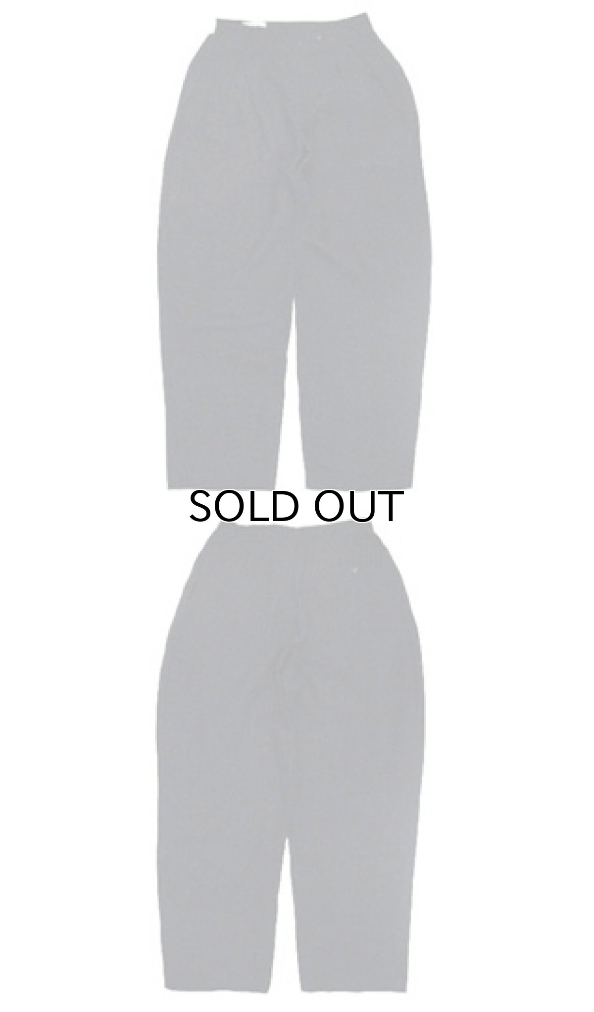 画像3: 1980's~ "KENAR" Two-Tuck Linen Trousers BLACK size w 29.5 inch (3)