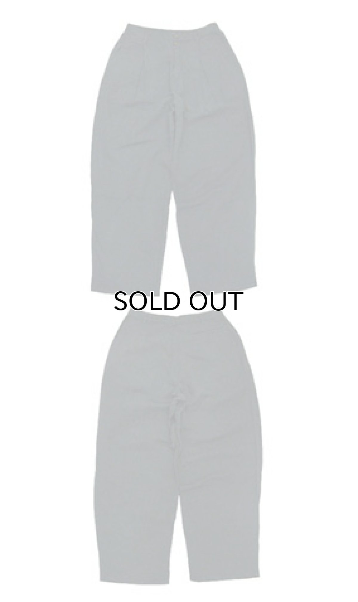 画像3: 1980's~ "Ernesto" Line TuckTrousers GREEN size w 30 inch (3)