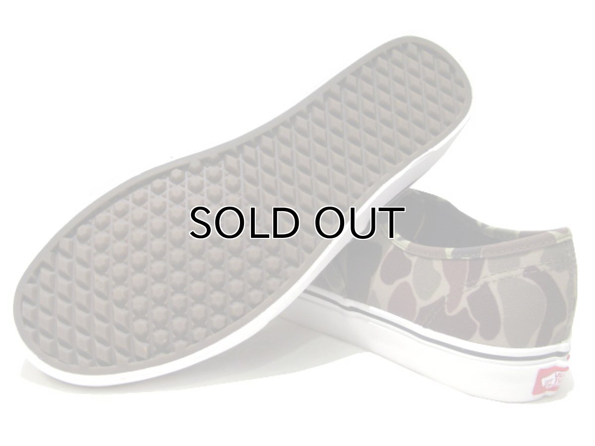 画像4: NEW VANS "Authentic" Canvas Sneaker　Duck Hunter Camo　size 11 (4)