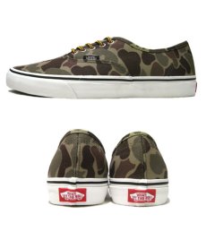 画像2: NEW VANS "Authentic" Canvas Sneaker　Duck Hunter Camo　size 11 (2)