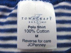 画像3: 1990's~ "TOWNCRAFT"  Border Pocket T-Shirts DEADSTOCK　BLUE / WHITE　size M - L (表記 M) (3)