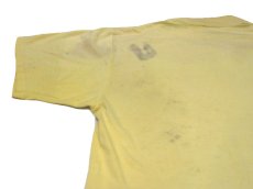 画像4: 1970's~ MW "BOOZE ~ " Print T-Shirts　YELLOW　size M (表記 L) (4)