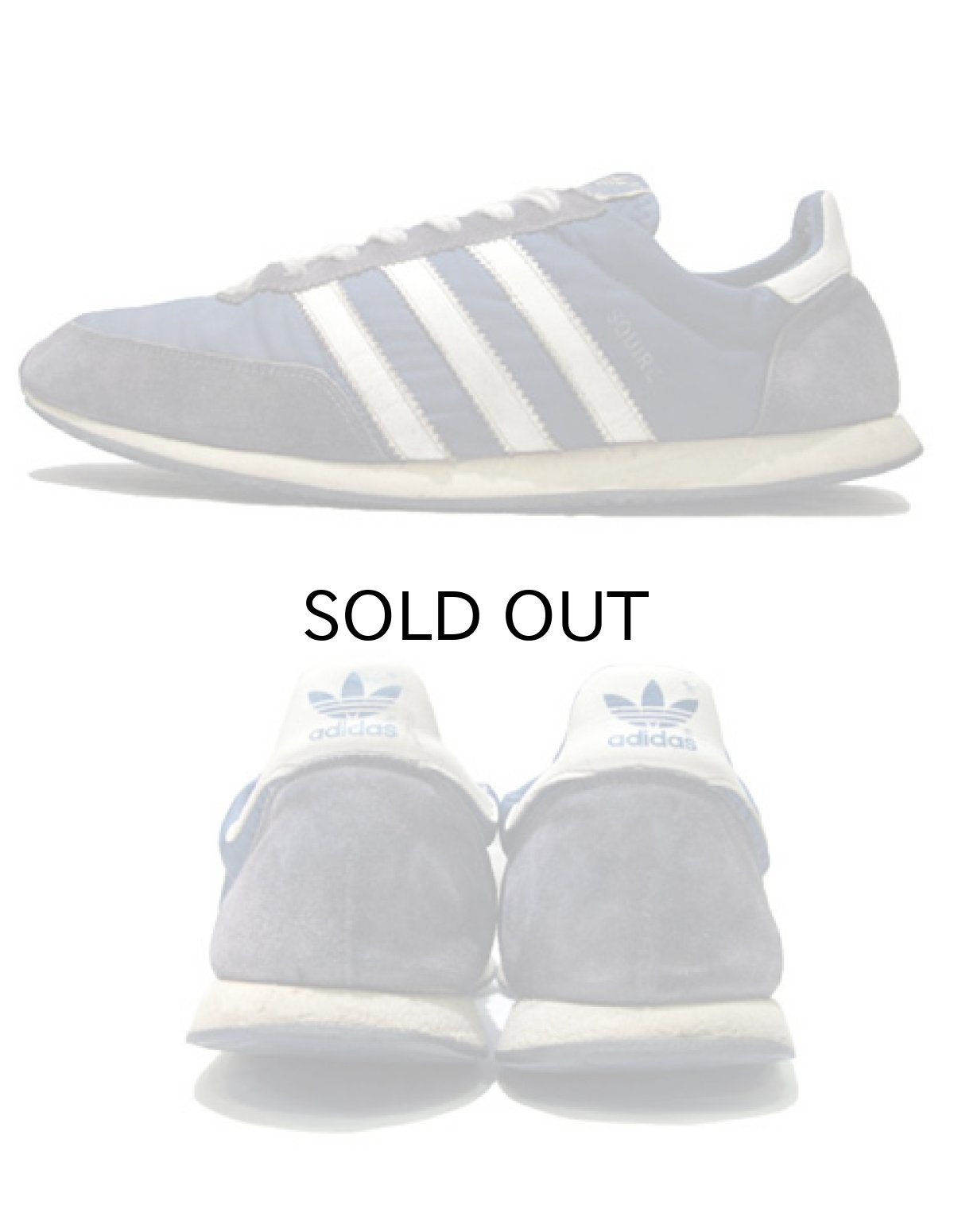 画像2: 1980's adidas "SQUIRE" Running Shoes made in TAIWAN　NAVY　size 11 1/2 (?)  表記 不明 (2)