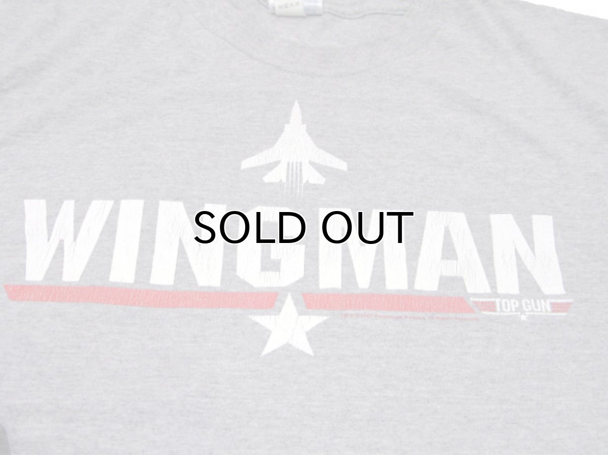 画像4: 1990's~ OPTIMA "WINGMAN" Print T-Shirts　GREY　size XL~ (表記 2XL) (4)