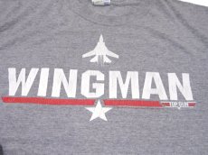 画像4: 1990's~ OPTIMA "WINGMAN" Print T-Shirts　GREY　size XL~ (表記 2XL) (4)