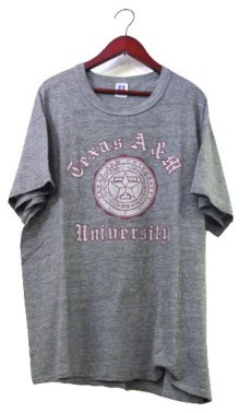 画像1: 1990's Russell Athletic "TEXAS A & M" Print T-Shirts　Heather Grey　size L - XL (表記 XL) (1)