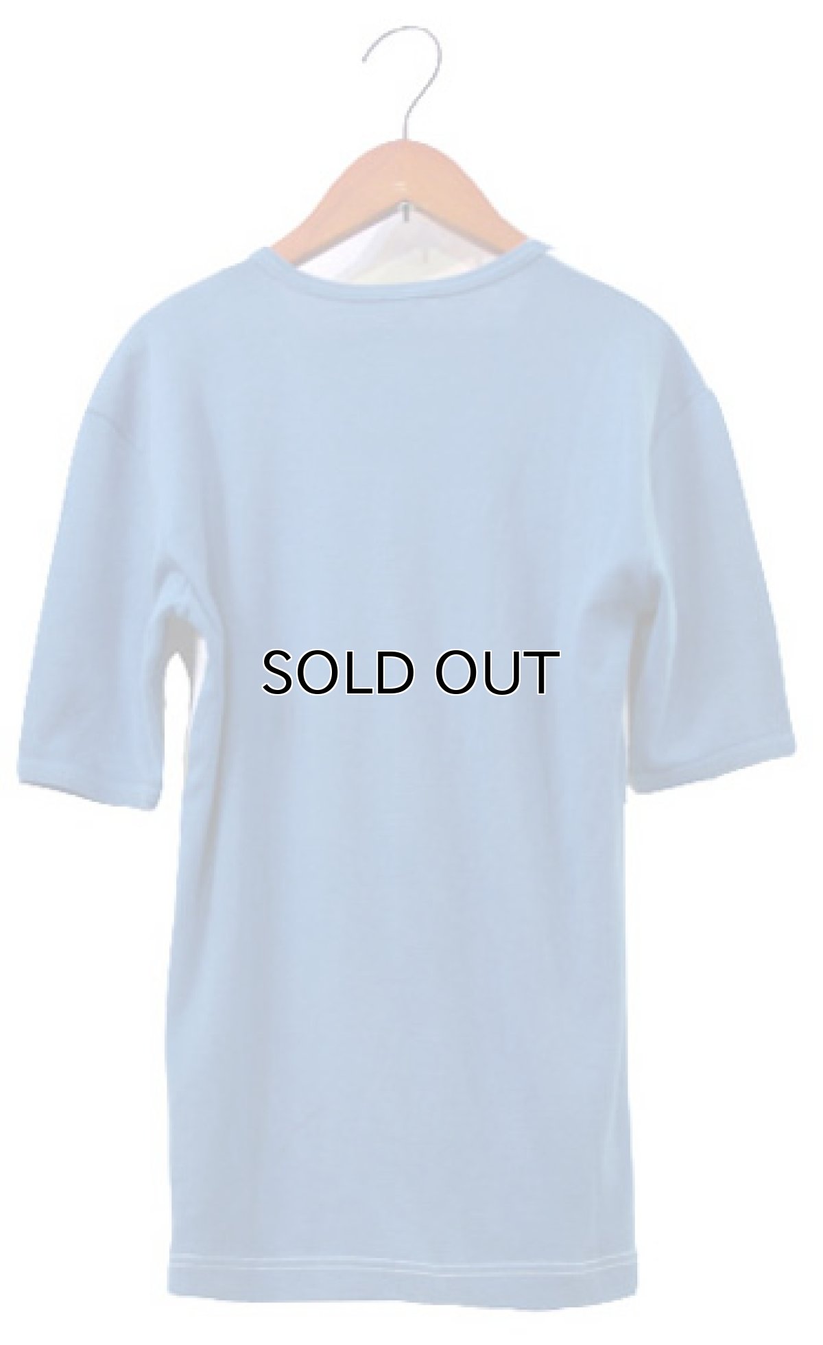 画像2: 1970's~ TREVIFLA Two-tone Print T-Shirts WHITE / BLUE size XS (表記 不明) (2)