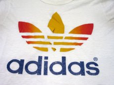 画像4: 1980's "adidas" Print T-Shirts　OFF WHITE　size S - M (表記 M 38-40) (4)