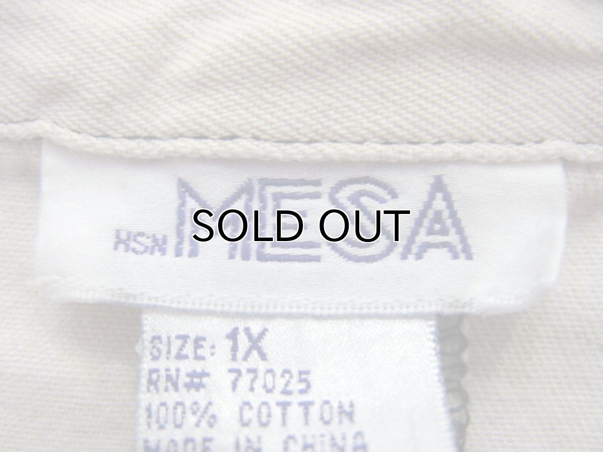 画像3: "MESA" L/S Design Shirts / Jacket Black Bleach size XL (表記 1X) (3)