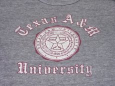 画像4: 1990's Russell Athletic "TEXAS A & M" Print T-Shirts　Heather Grey　size L - XL (表記 XL) (4)