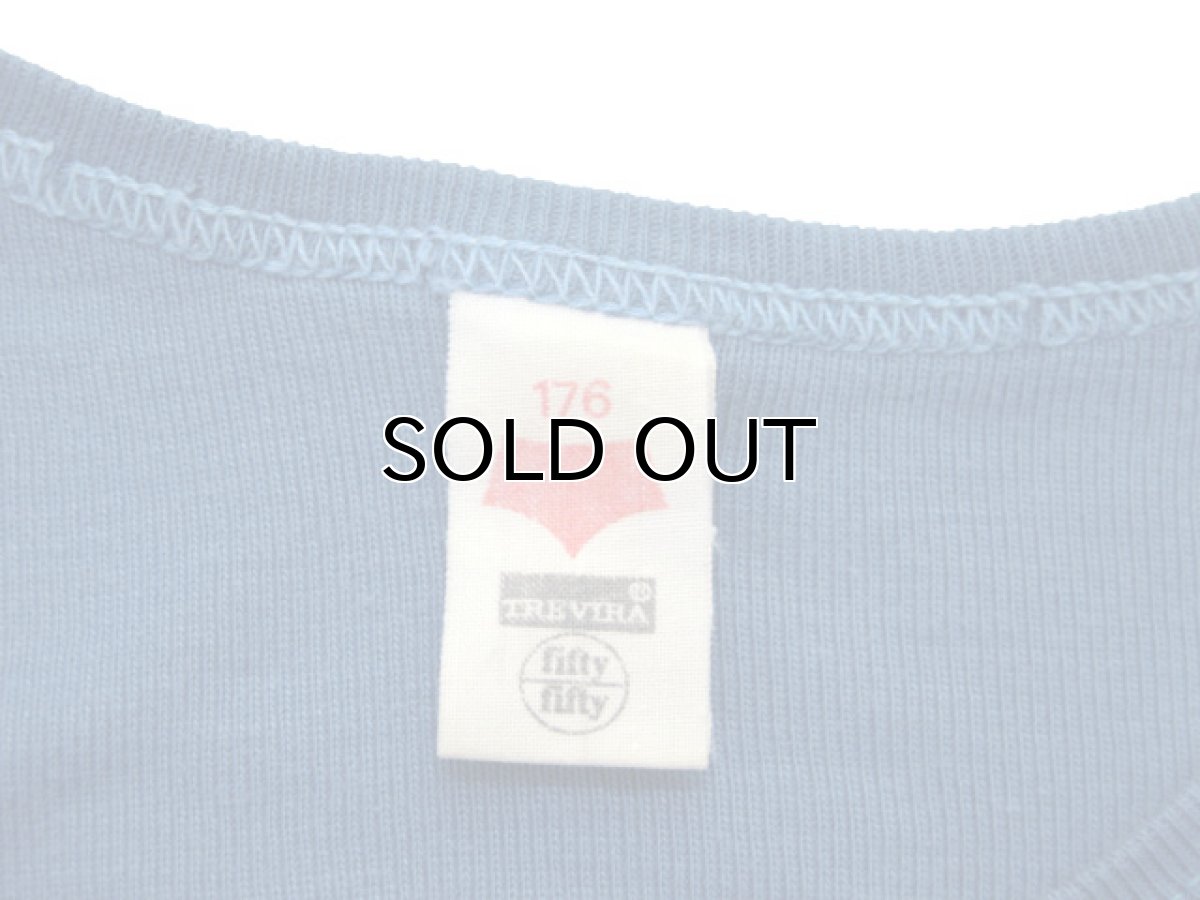 画像3: 1970's~ TREVIFLA Two-tone Print T-Shirts WHITE / BLUE size XS (表記 不明) (3)