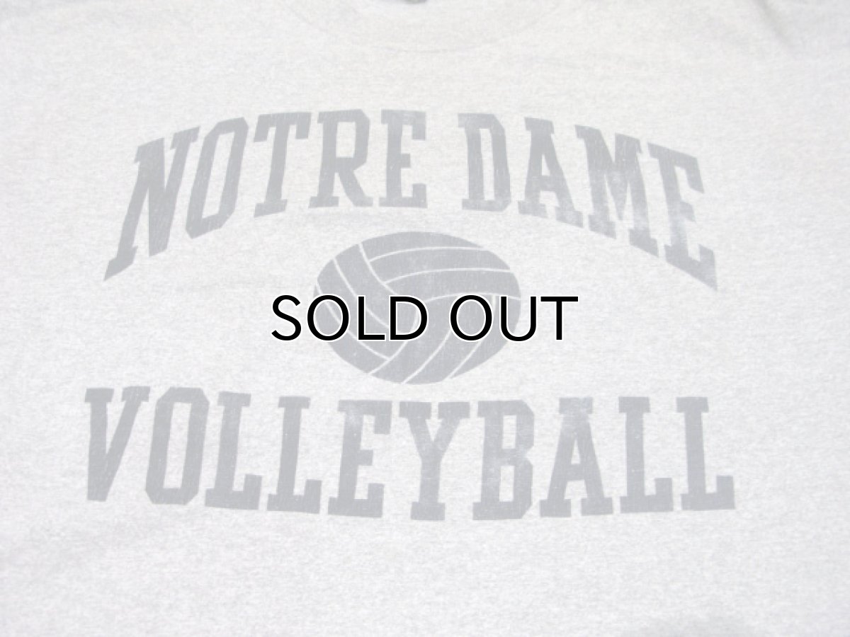 画像4: 1990's MV Sport "NORTRE DAME" Print T-Shirts　Heather Grey　size L (表記 L) (4)