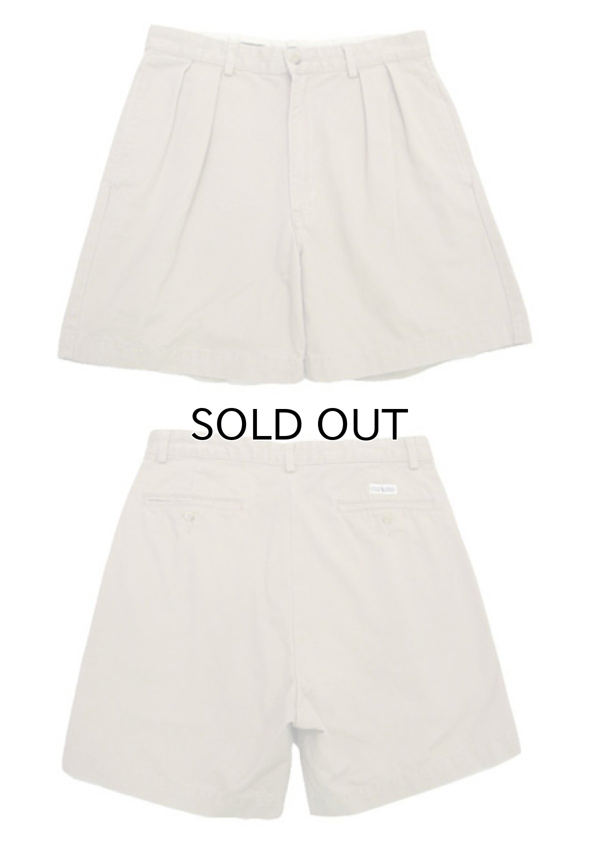 画像3: "POLO Ralph Lauren " Two-Tuck Chino Shorts　BEIGE　size 32 inch (表記 32) (3)