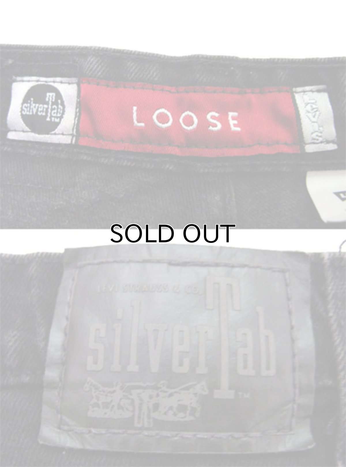 画像3: 1990's~ Levi's "Silver Tab" Denim Shorts　Black Denim　size w 31  inch ( 表記 31) (3)