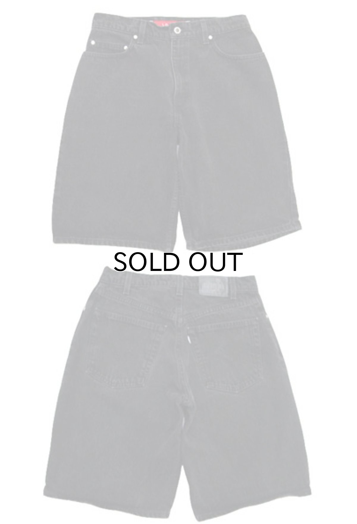 画像4: 1990's~ Levi's "Silver Tab" Denim Shorts　Black Denim　size w 31  inch ( 表記 31) (4)