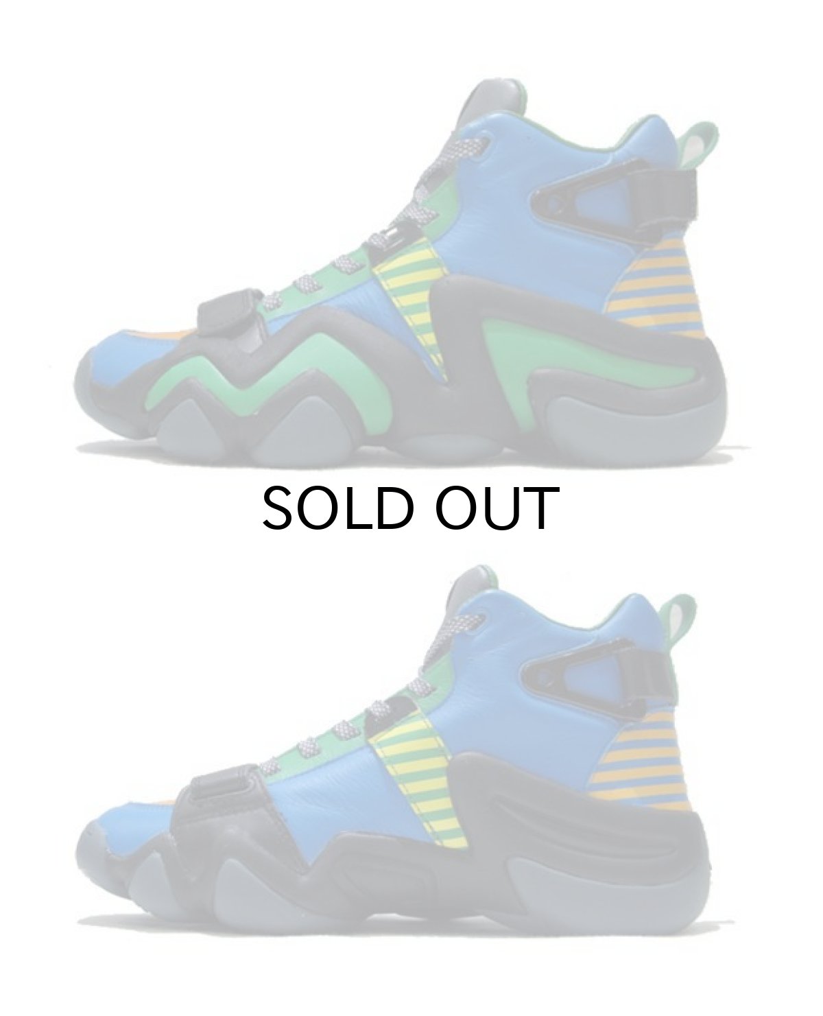 画像2: NEW "adidas x Opening Ceremony" Leather Sneaker　Multi Color (Blue系)　size 8.5 (2)