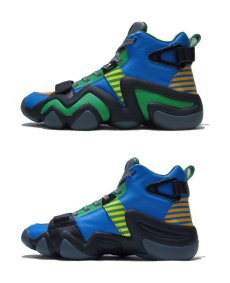 画像2: NEW "adidas x Opening Ceremony" Leather Sneaker　Multi Color (Blue系)　size 8.5 (2)