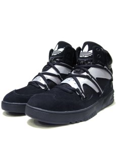 画像1: NEW "adidas originals" Hi Cut Sneaker　BLACK / GREY　size 9.5 / 11 (1)