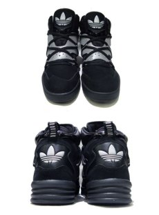 画像2: NEW "adidas originals" Hi Cut Sneaker　BLACK / GREY　size 9.5 / 11 (2)