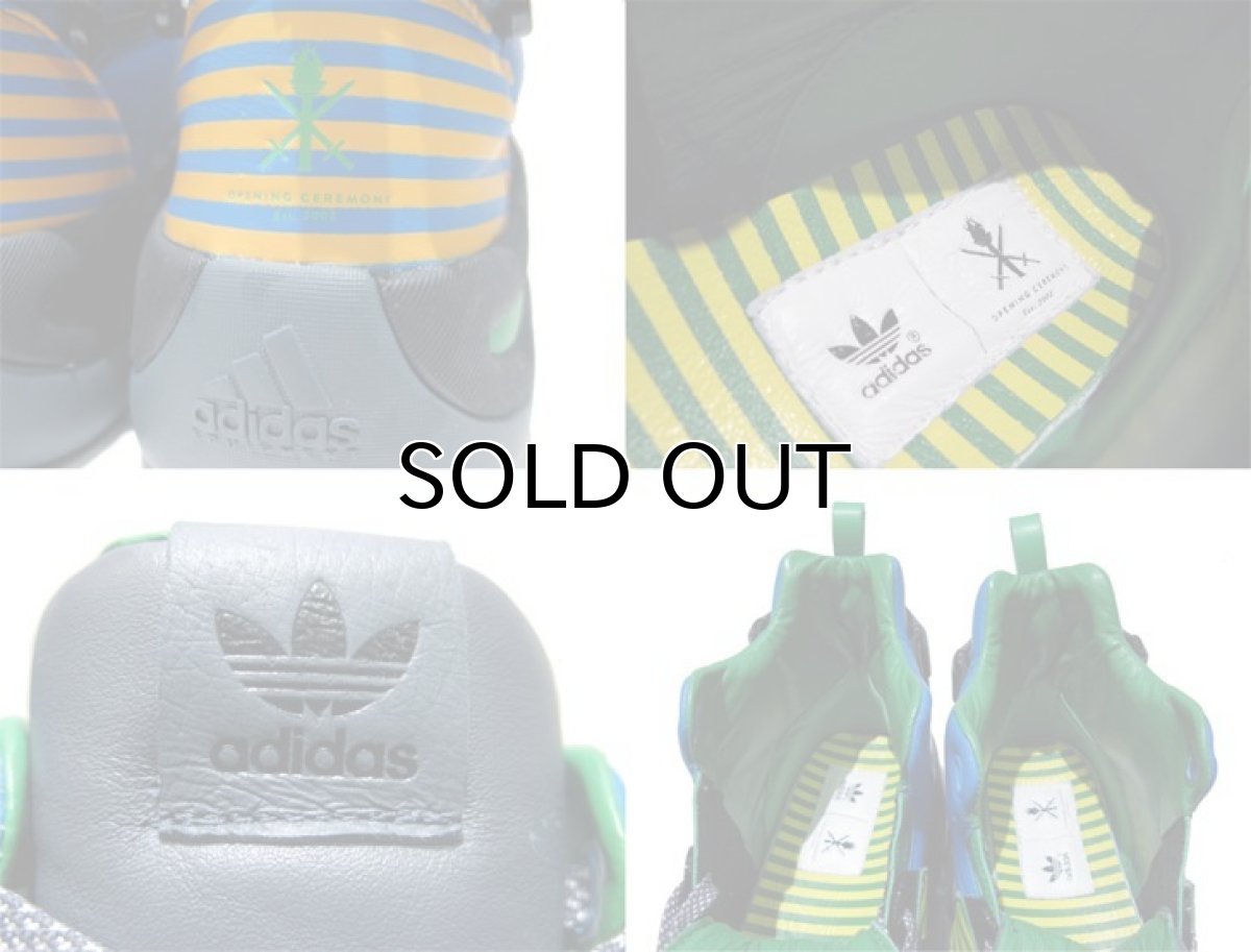 画像4: NEW "adidas x Opening Ceremony" Leather Sneaker　Multi Color (Blue系)　size 8.5 (4)