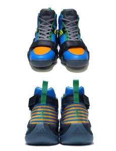 画像3: NEW "adidas x Opening Ceremony" Leather Sneaker　Multi Color (Blue系)　size 8.5 (3)