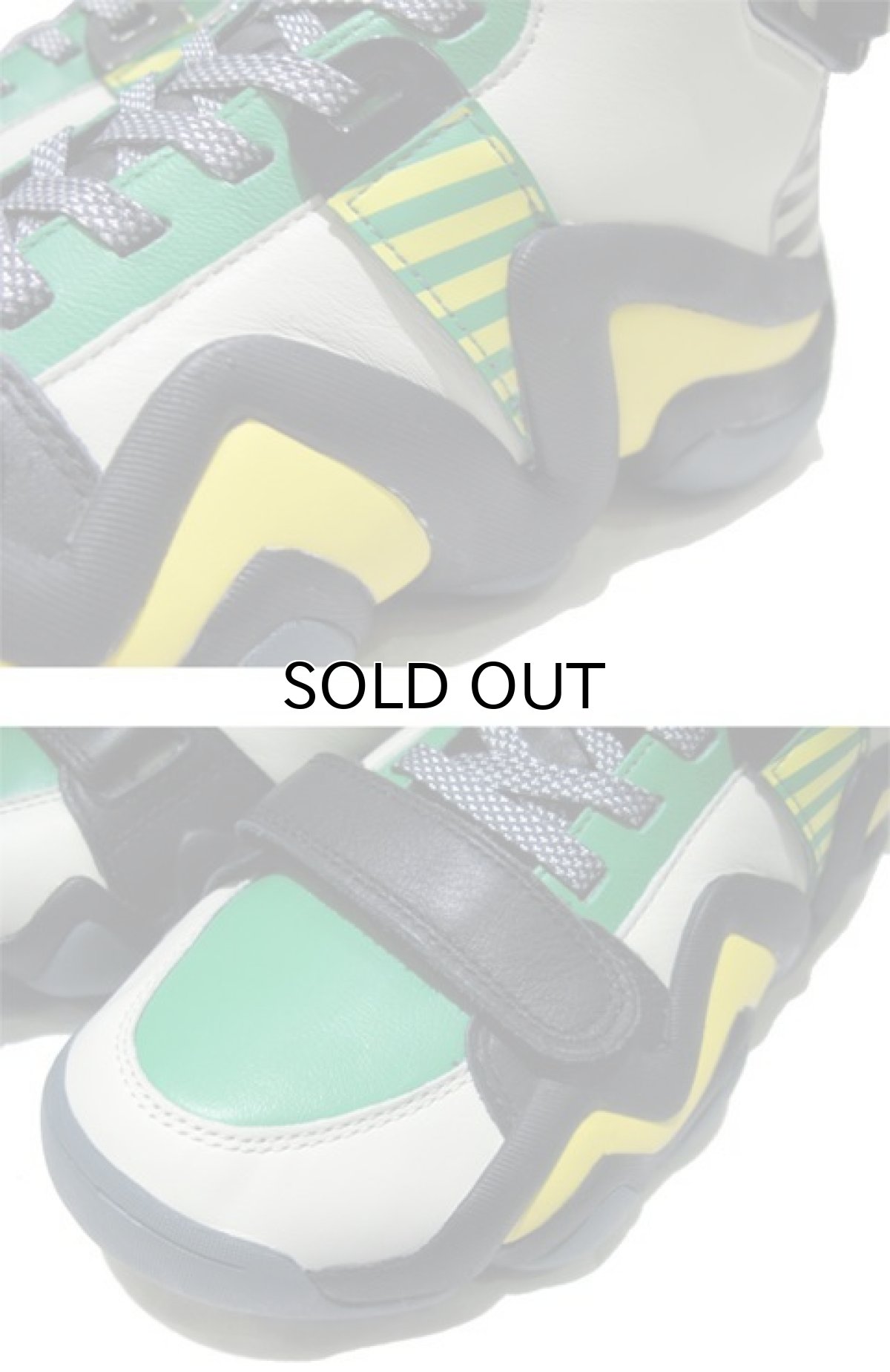 画像4: NEW "adidas x Opening Ceremony" Leather Sneaker　Multi Color (Green系)　size 8 (4)