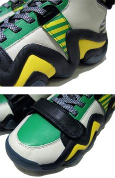 画像4: NEW "adidas x Opening Ceremony" Leather Sneaker　Multi Color (Green系)　size 8 (4)