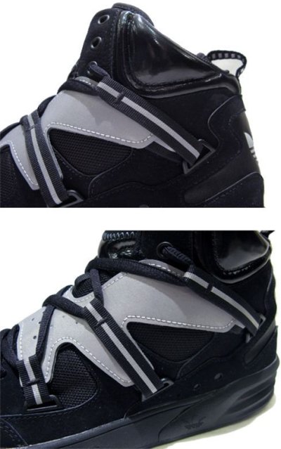 画像1: NEW "adidas originals" Hi Cut Sneaker　BLACK / GREY　size 9.5 / 11