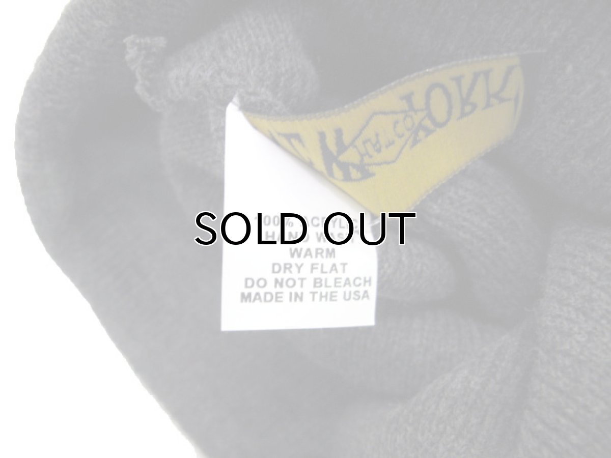 画像4: NewYorkHat コットンビーニー ニットキャップ Hi Charcoal Grey (4)