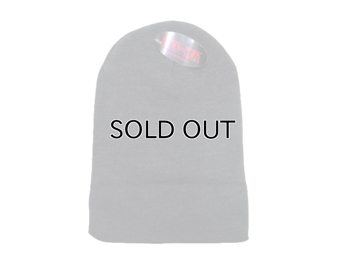 画像2: NewYorkHat コットンビーニー ニットキャップ Hi Charcoal Grey (2)