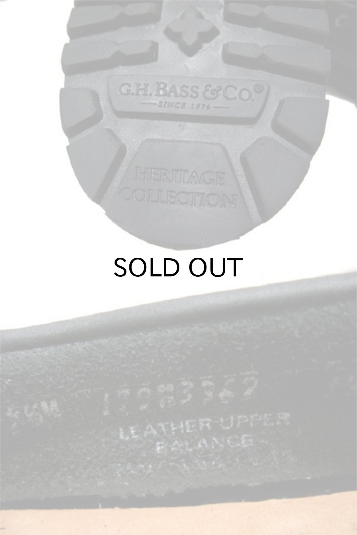 画像4: G.H.Bass "Heritage Collection" Leather Deck BLACK size 9 1/2  (4)