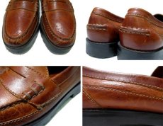 画像3: ~1990's "Polo - Ralph Lauren" Leather Lorfers　BROWN　size 9D (3)