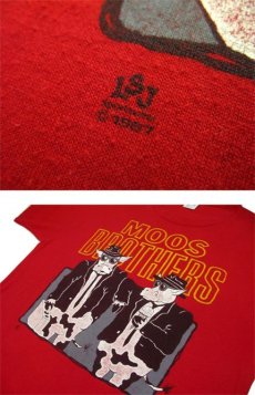 画像5: 1980's JERZEES "MOOS BROTHERS" Print T-Shirts　L - XL (表記 XL 46) (5)