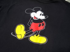 画像4: 1980's Disney "Mickey Mouse" Print T-Shirts　BLACK　size L - XL (表記 XL) (4)