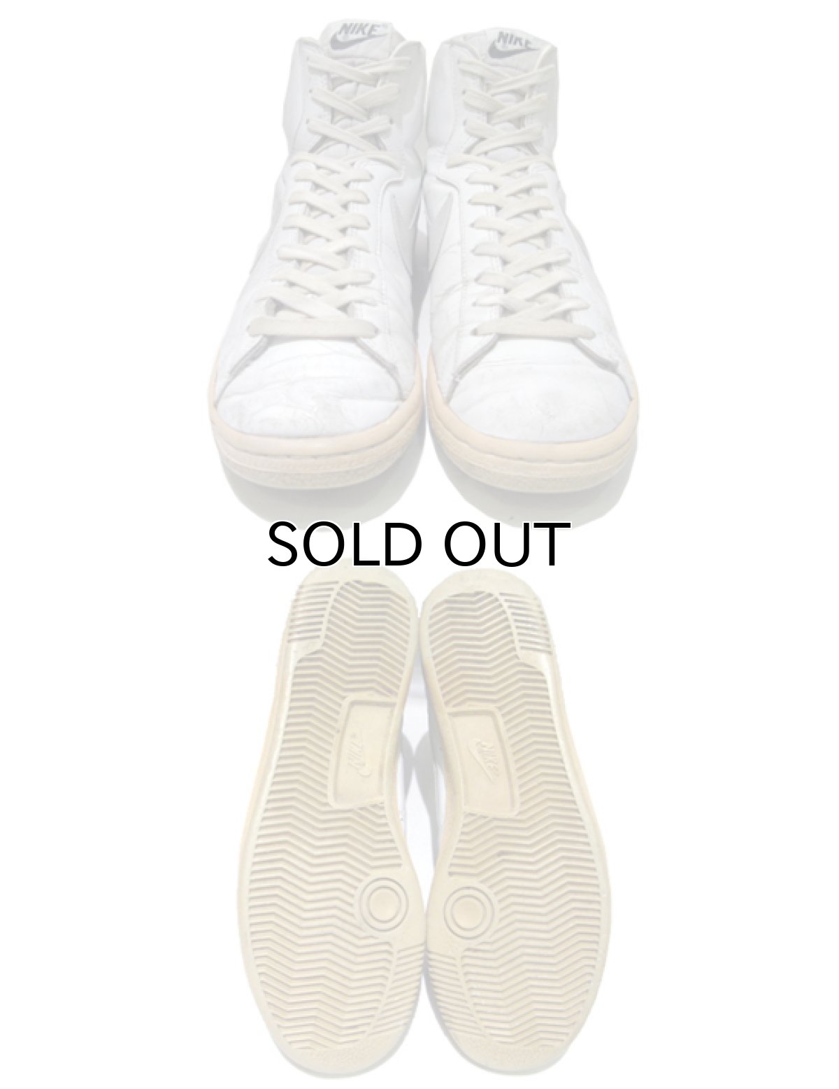 画像3: 1980's NIKE "PENETRATER" Leather Basketball Shoes WHITE / GREY size 10 (3)