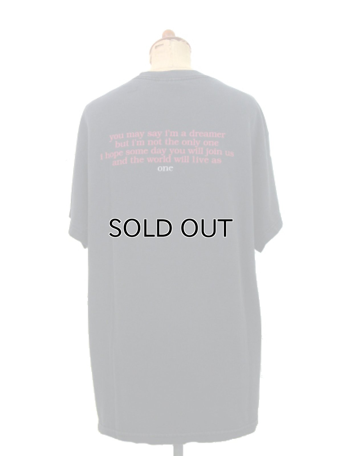 画像2: 1990's Tennessee River "John Lennon" Print T-Shirts BLACK size M (表記 M) (2)