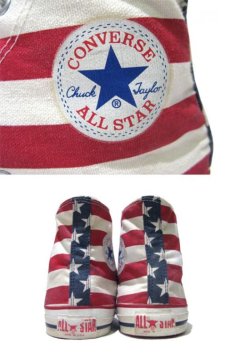 画像4: 1990's Converse All Star Hi Canvas Sneaker made in USA　US Flag　size 11 (4)