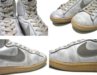 画像1: 1980's NIKE "PENETRATER" Leather Basketball Shoes　WHITE / GREY　size 10