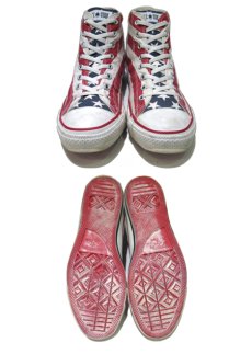 画像3: 1990's Converse All Star Hi Canvas Sneaker made in USA　US Flag　size 11 (3)