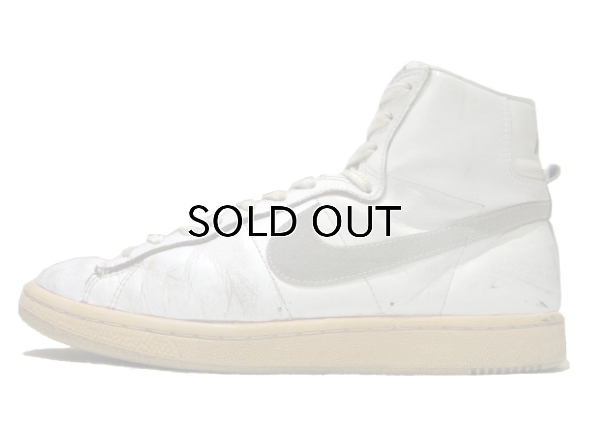 画像2: 1980's NIKE "PENETRATER" Leather Basketball Shoes WHITE / GREY size 10 (2)
