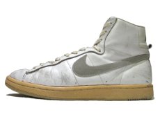 画像2: 1980's NIKE "PENETRATER" Leather Basketball Shoes　WHITE / GREY　size 10 (2)