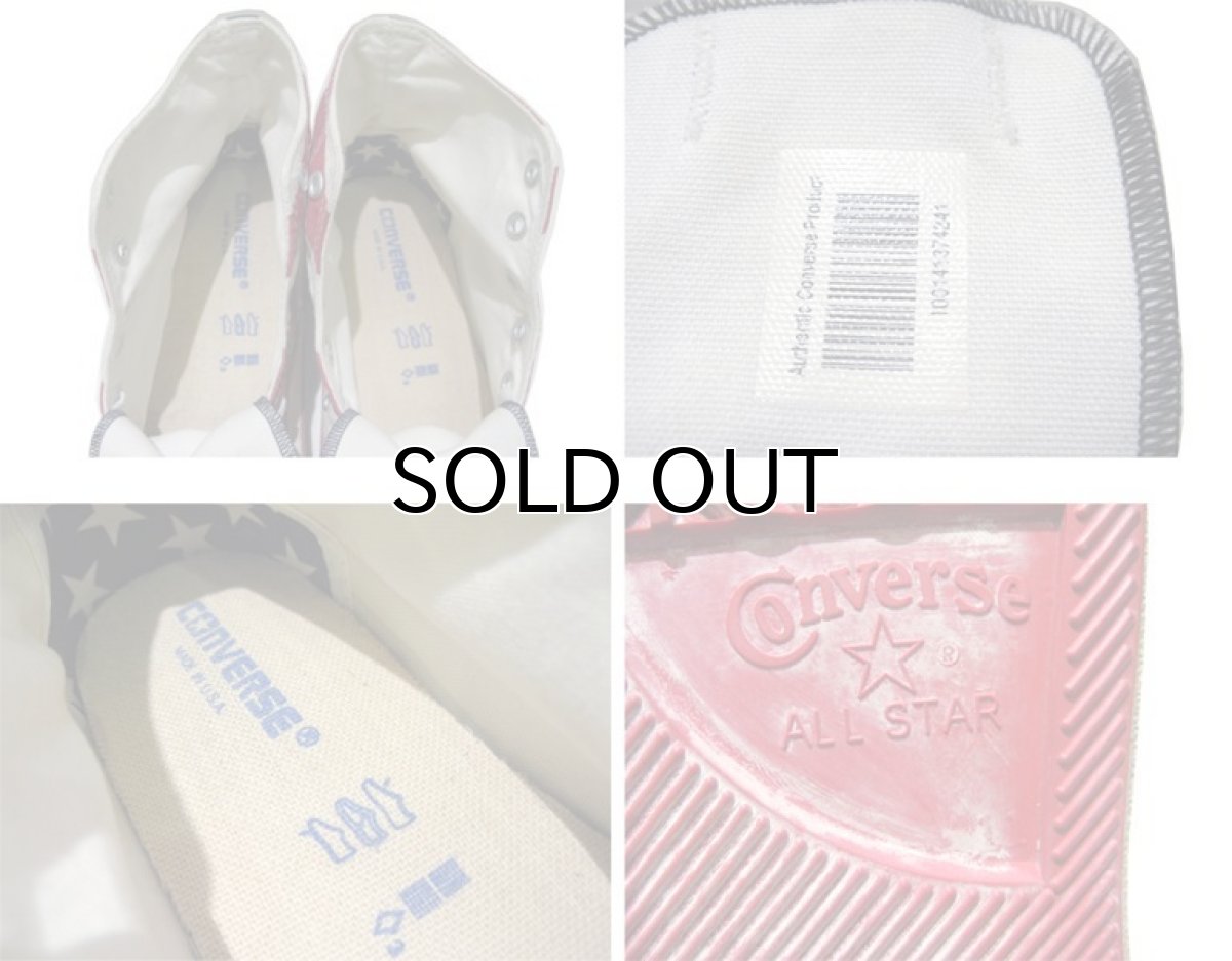 画像5: 1990's Converse All Star Hi Canvas Sneaker made in USA US Flag size 11 (5)