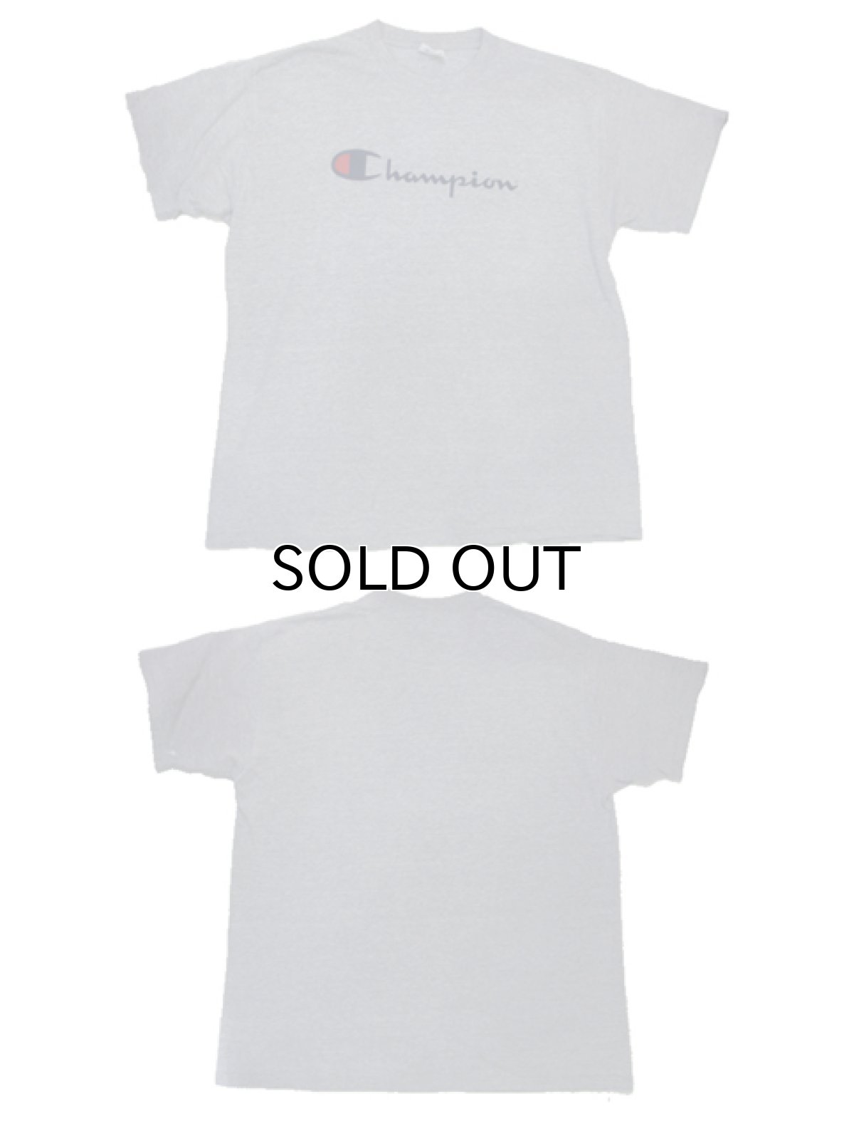 画像4: 1990's Champion Crew Neck LOGO Tee made in USA Heather Grey size  XL (表記 XL) (4)