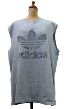 画像1: 1990's adidas Sleeveless Shirts　Heather Grey　size L (表記 L) (1)
