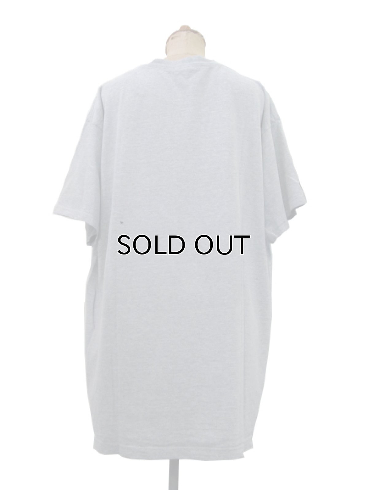 画像2: 1990's Champion Crew Neck LOGO Tee made in USA Heather Grey size  XL (表記 XL) (2)