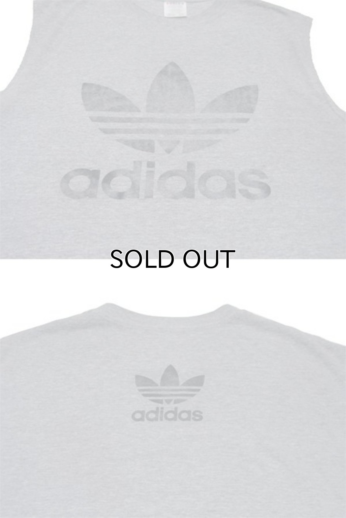 画像4: 1990's adidas Sleeveless Shirts Heather Grey size L (表記 L) (4)